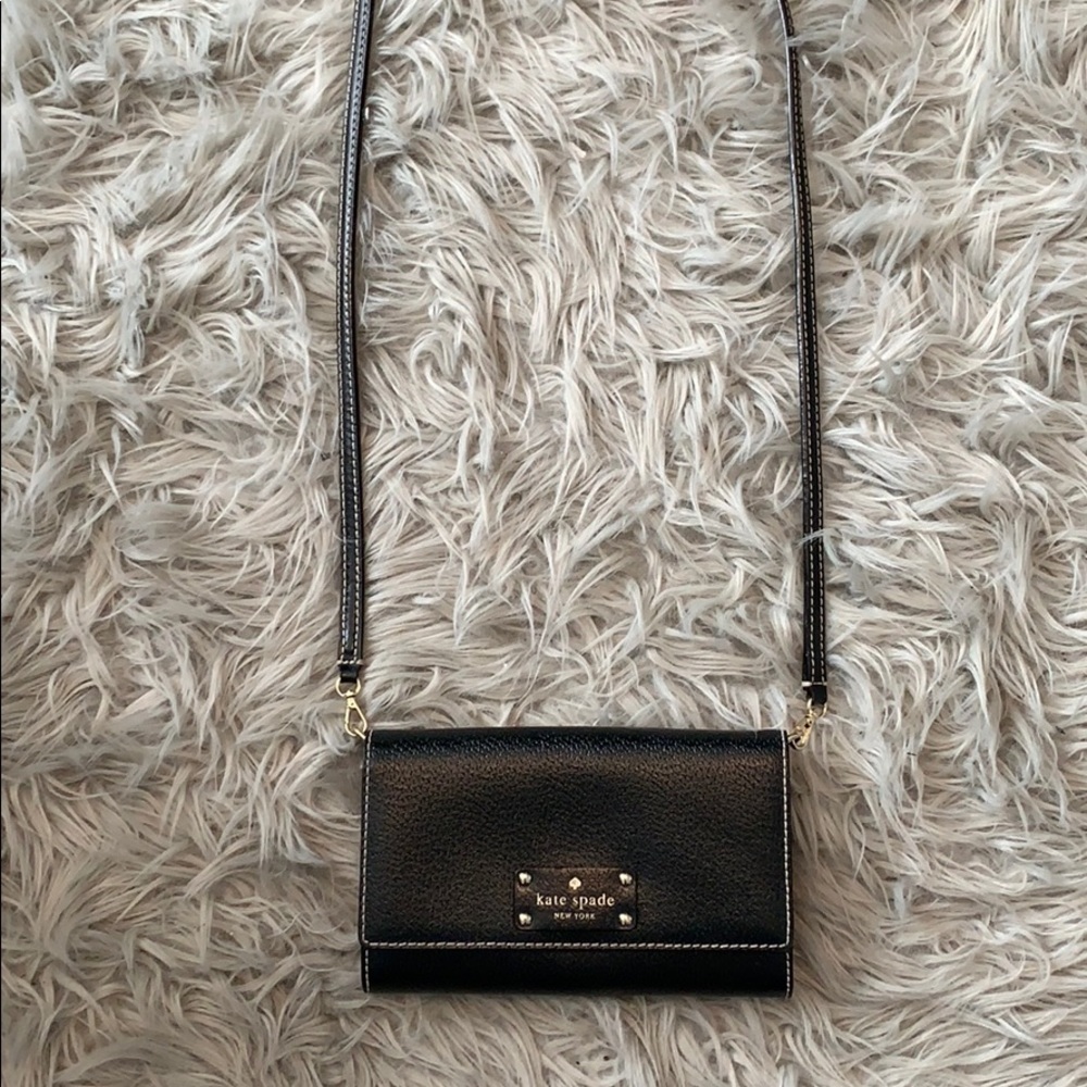 kate spade black crossbody